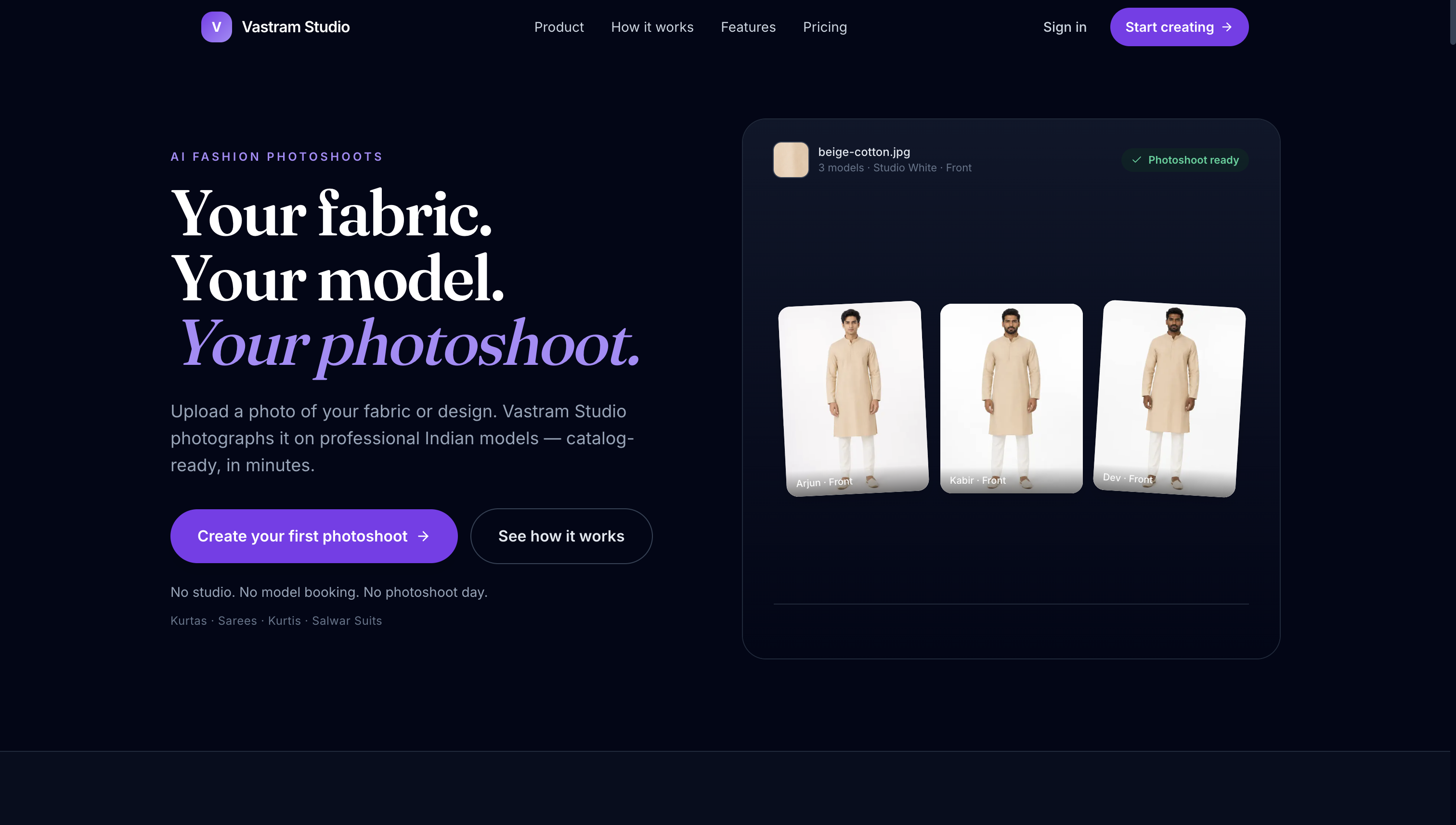 VastramStudio preview